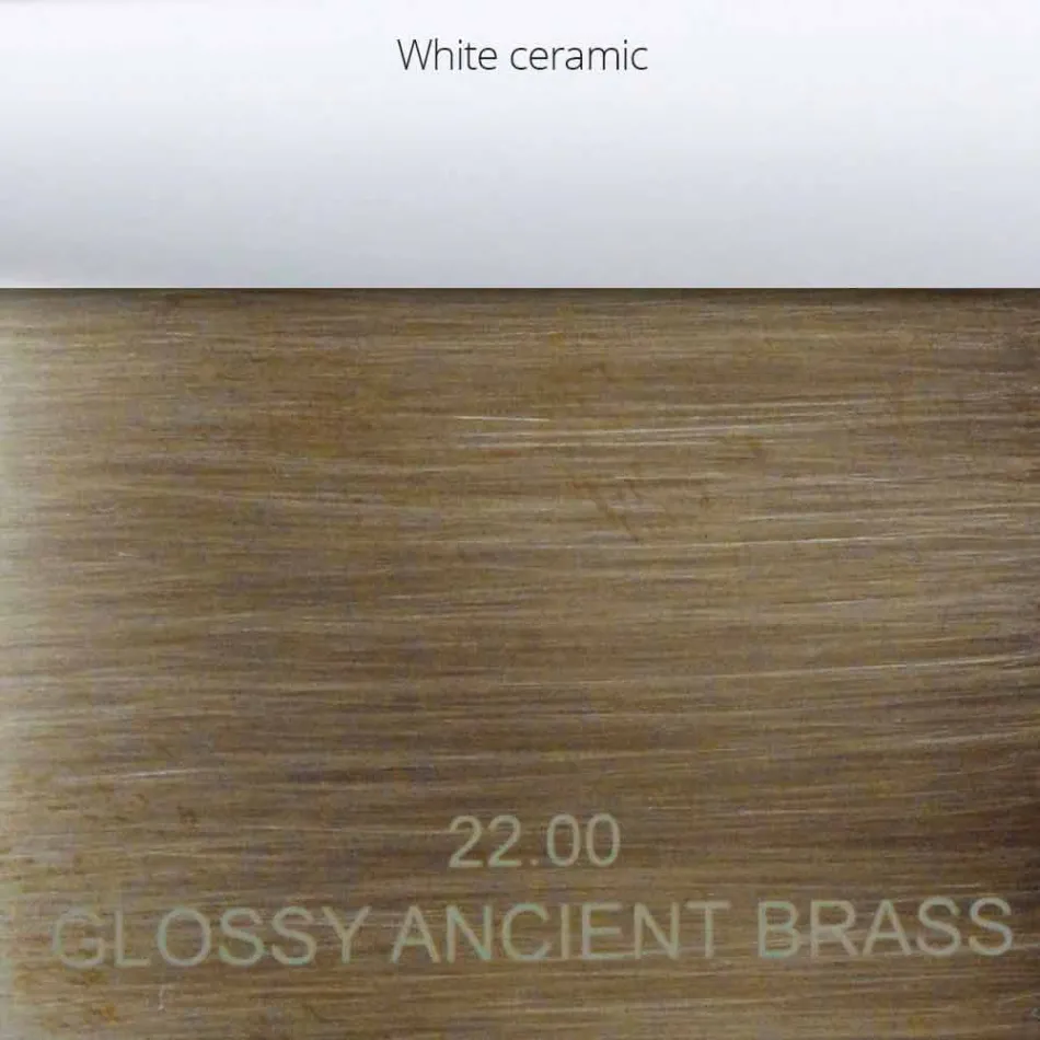 Classic Mixer for Floor Bathtub in Brass Made in Italy - Panico Viadurini