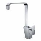 Mixer with Adjustable Spout for Washbasin in Brass Made in Italy - Alibi Viadurini