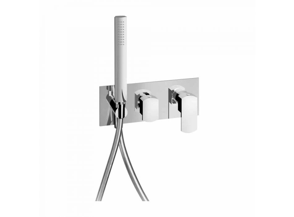 Modern Design Built-in Shower Mixer in Brass Made in Italy - Sika Viadurini