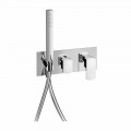 Modern Design Built-in Shower Mixer in Brass Made in Italy - Sika