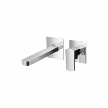Brass Wall Mounted Washbasin Mixer Made in Italy - Sika
