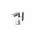 Bathroom Basin Mixer with Side Lever of Made in Italy Design - Panela