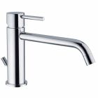 Basin Mixer with Spout 200 mm Center Distance in Brass Made in Italy - Liro Viadurini