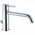 Basin Mixer with Spout 200 mm Center Distance in Brass Made in Italy - Liro