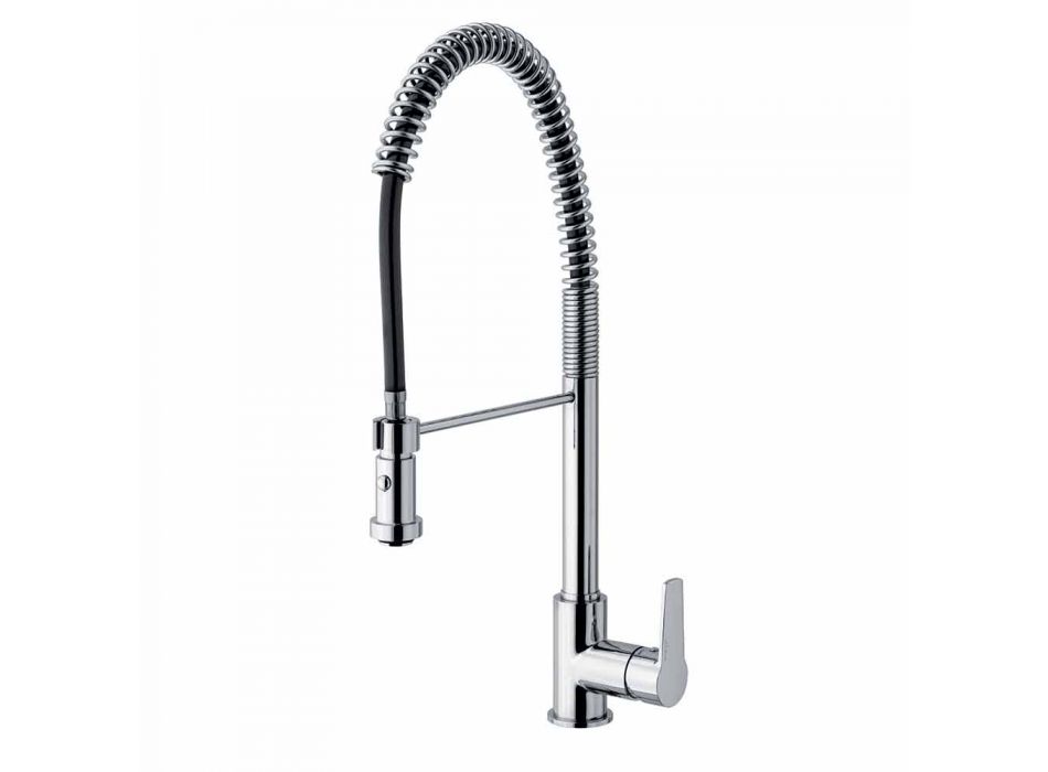Kitchen Sink Mixer with Adjustable Brass Pipe Made in Italy - Cory Viadurini