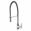 Kitchen Sink Mixer with Adjustable Brass Pipe Made in Italy - Cory