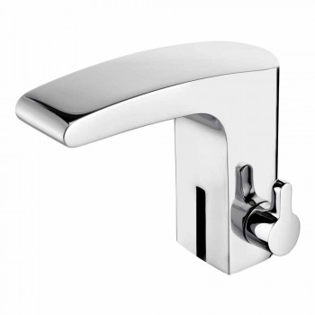 Modern Basin Mixer with Infrared Sensor in Chromed Metal - Gonzo