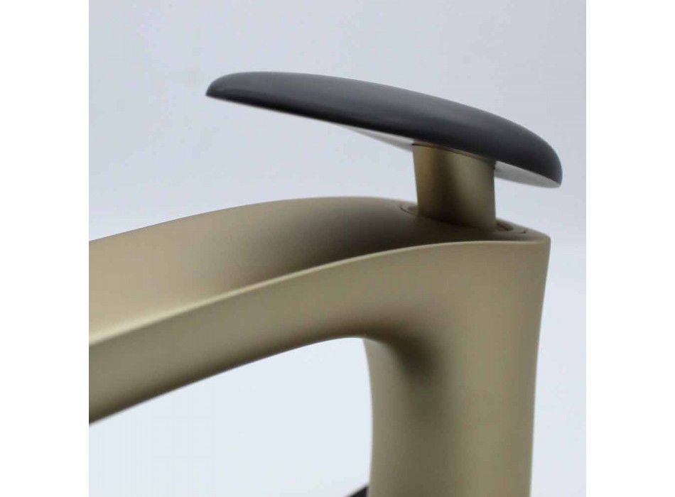 Modern Mixer in Colored Brass or Chrome of Made in Italy Design - Sergio Viadurini