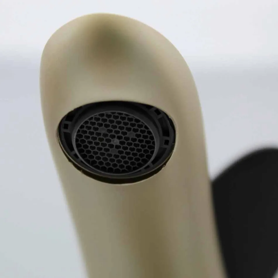 Modern Mixer in Colored Brass or Chrome of Made in Italy Design - Sergio Viadurini