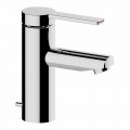 Bathroom Basin Mixer in Brass Chrome Finish, Fine Design - Zanio