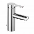 Single-lever Bathroom Basin Mixer in Brass, Precious Design - Zanio
