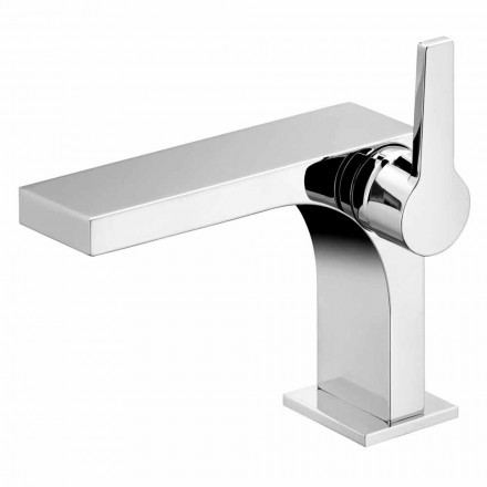 Modern Design Single Lever Mixer for Basin Without Drain - Etto Viadurini