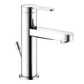 Single-lever basin mixer with flat design in chromed brass - Agenore