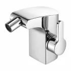 Modern Single Lever Bidet Mixer in Chrome Finish Metal - Gonzo Viadurini