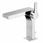 Modern Single-lever Basin Mixer with Metal Drain - Etto Viadurini