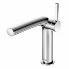 Modern Single-Lever Mixer for Washbasin Without Metal Drain - Pinto Viadurini