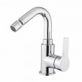 Chrome-Plated Brass Bidet Mixer Without Drain Made in Italy - Sindra