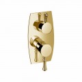Shower mixer with 3-way diverter Made in Italy - Neno