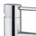 Modern Chrome Brass Bathroom Sink Mixer Made in Italy - Ermia Viadurini