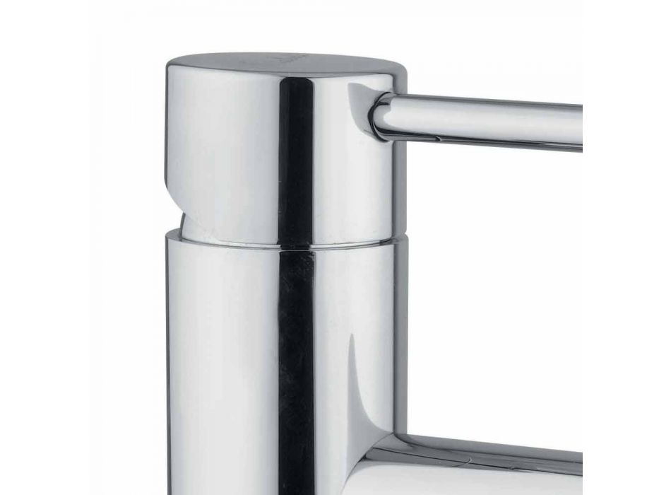 Modern Chrome Brass Bathroom Sink Mixer Made in Italy - Ermia Viadurini