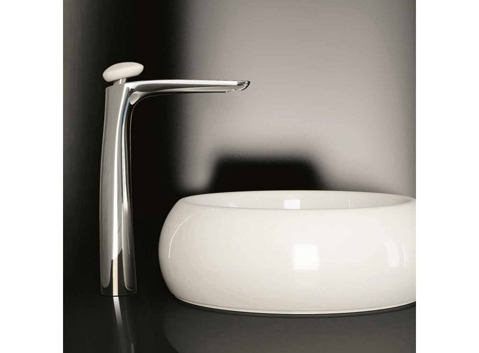 Made in Italy Design Brass Bathroom Sink Mixer - Besugo Viadurini