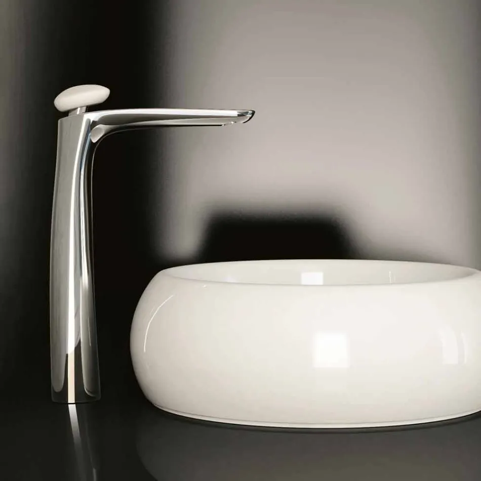 Made in Italy Design Brass Bathroom Sink Mixer - Besugo Viadurini