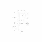 Made in Italy Design Brass Bathroom Sink Mixer - Besugo Viadurini