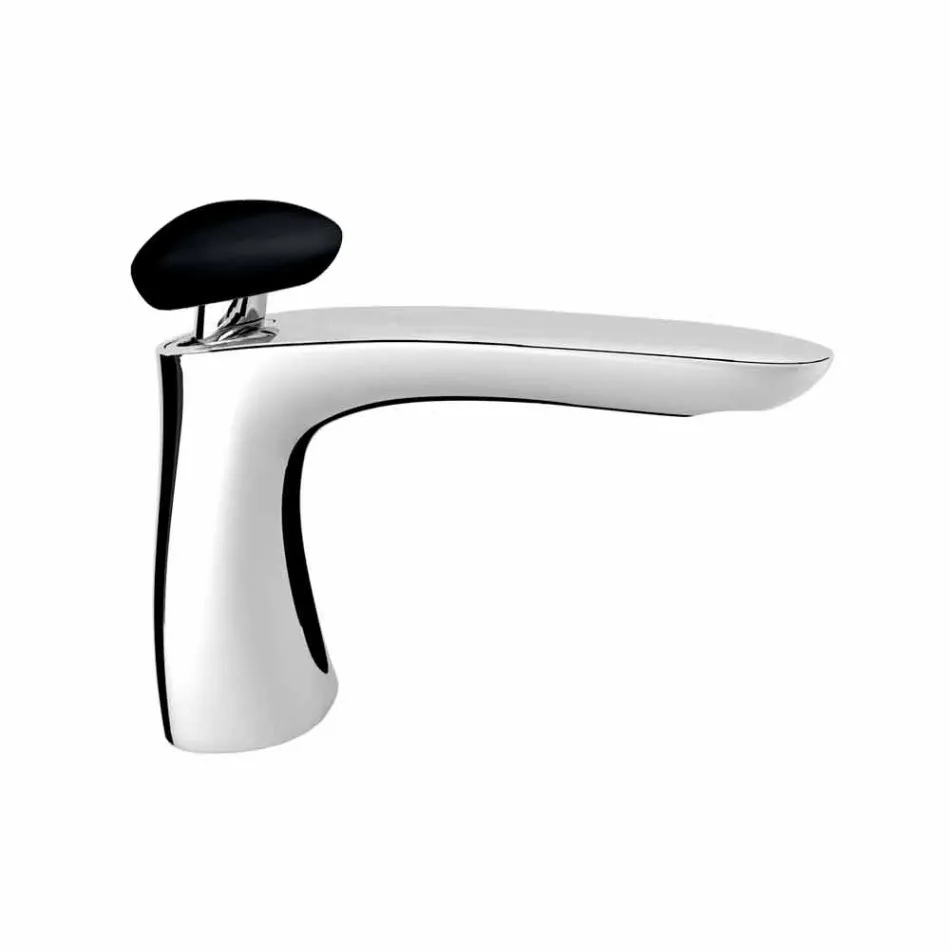 Modern Brass Bathroom Sink Mixer Made in Italy - Besugo Viadurini