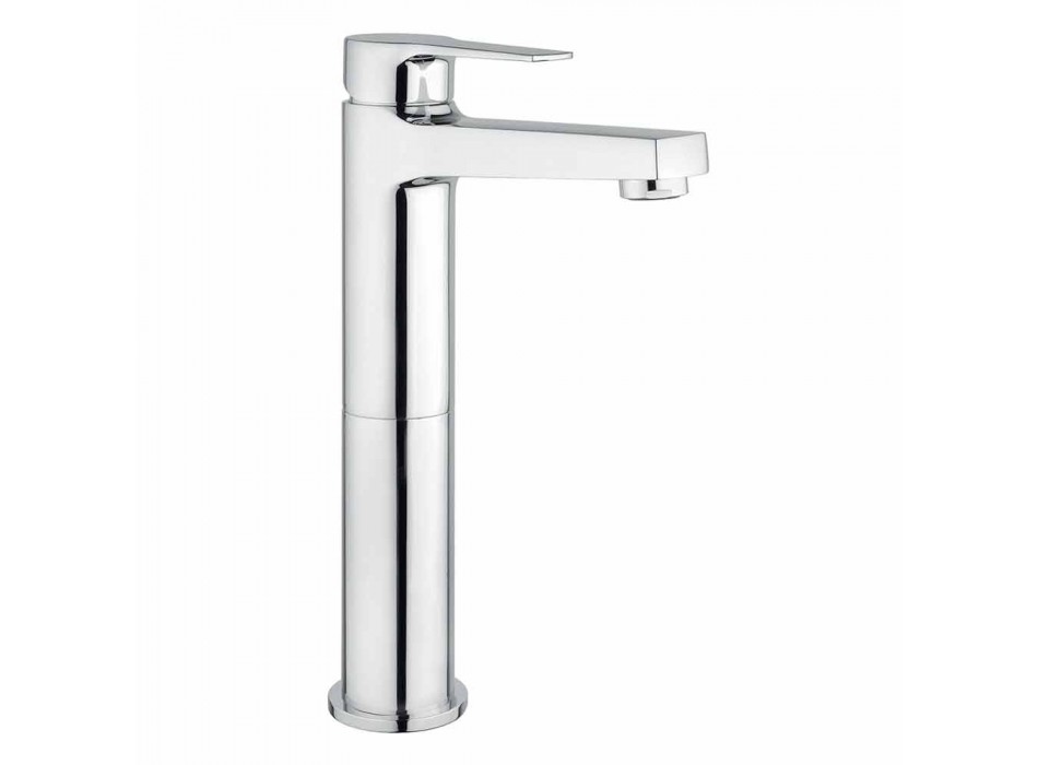Bathroom Basin Mixer Without Drain in Brass Made in Italy - Sindra Viadurini