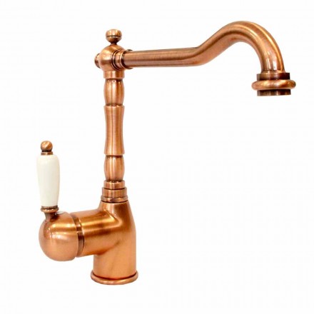 Classic Design Brass Mixer for Kitchen Basin Made in Italy - Carmel Viadurini