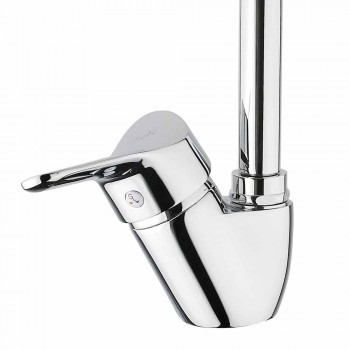 Adjustable Chrome Brass Kitchen Sink Mixer Made in Italy - Cino