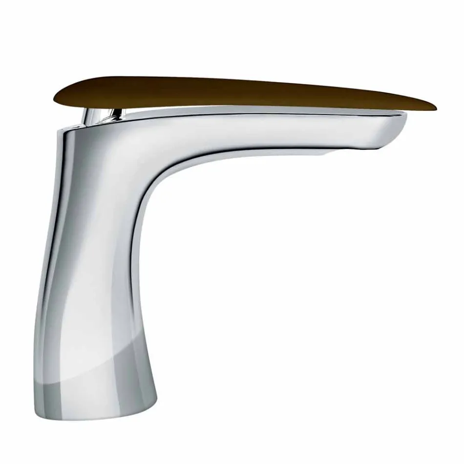 Countertop Washbasin Mixer in Brass Made in Italy - Miriade Viadurini