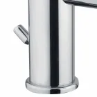 Washbasin mixer in chromed brass with drain made in Italy - Ermia Viadurini