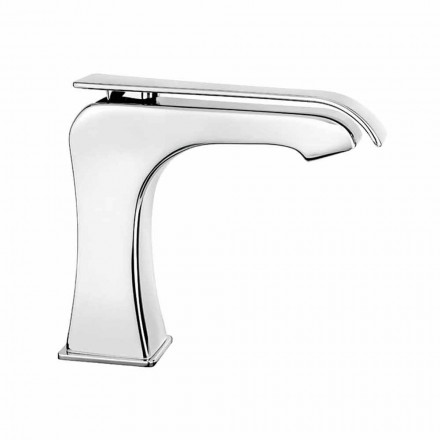 Modern Chrome Brass Basin Mixer Made in Italy - Bonina Viadurini