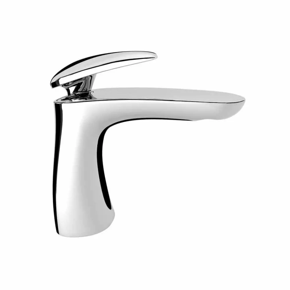 Chrome Brass Basin Mixer Made in Italy - Filipo Viadurini