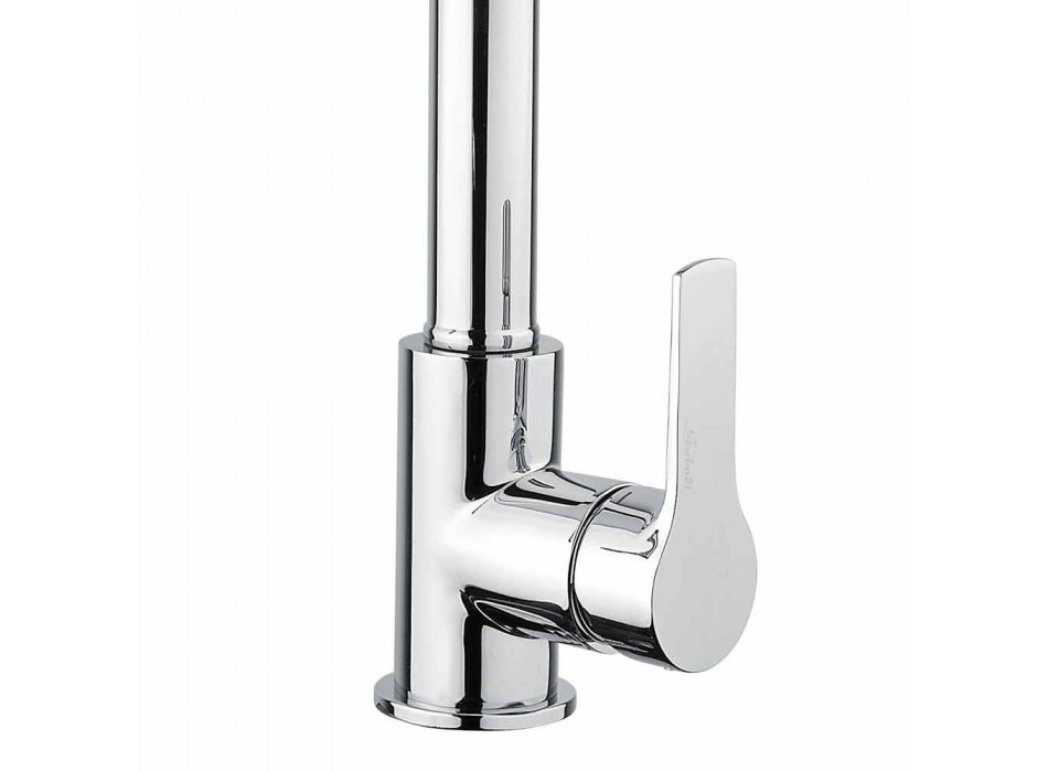 Adjustable Basin Mixer with Brass Spring Made in Italy - Cardio