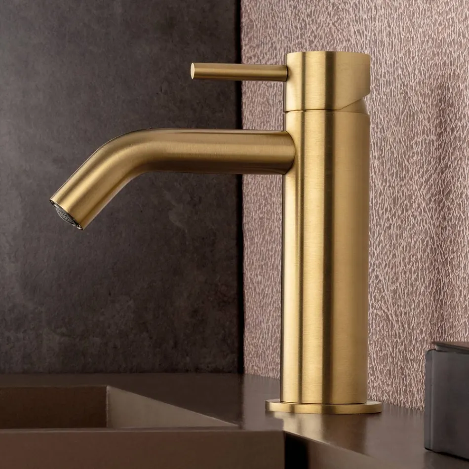 Stainless Steel AISI 316L Wasteless Sink Mixer Tap - Artigli Viadurini