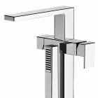 Modern Floor Bath Mixer Made in Italy - Pirio Viadurini