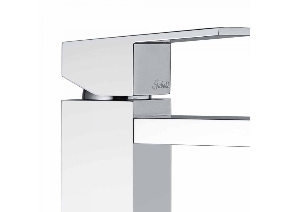 Extended Bathroom Basin Mixer Without Drain Made in Italy - Medida Viadurini