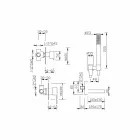 Built-in Bath Mixer with Shower Kit Made in Italy - Bibo Viadurini