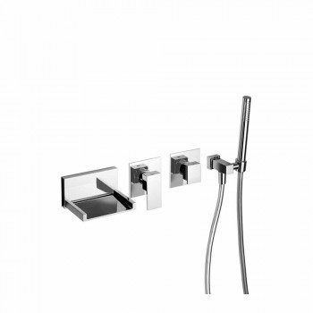 Built-in Bath Mixer with Shower Kit Made in Italy - Bibo