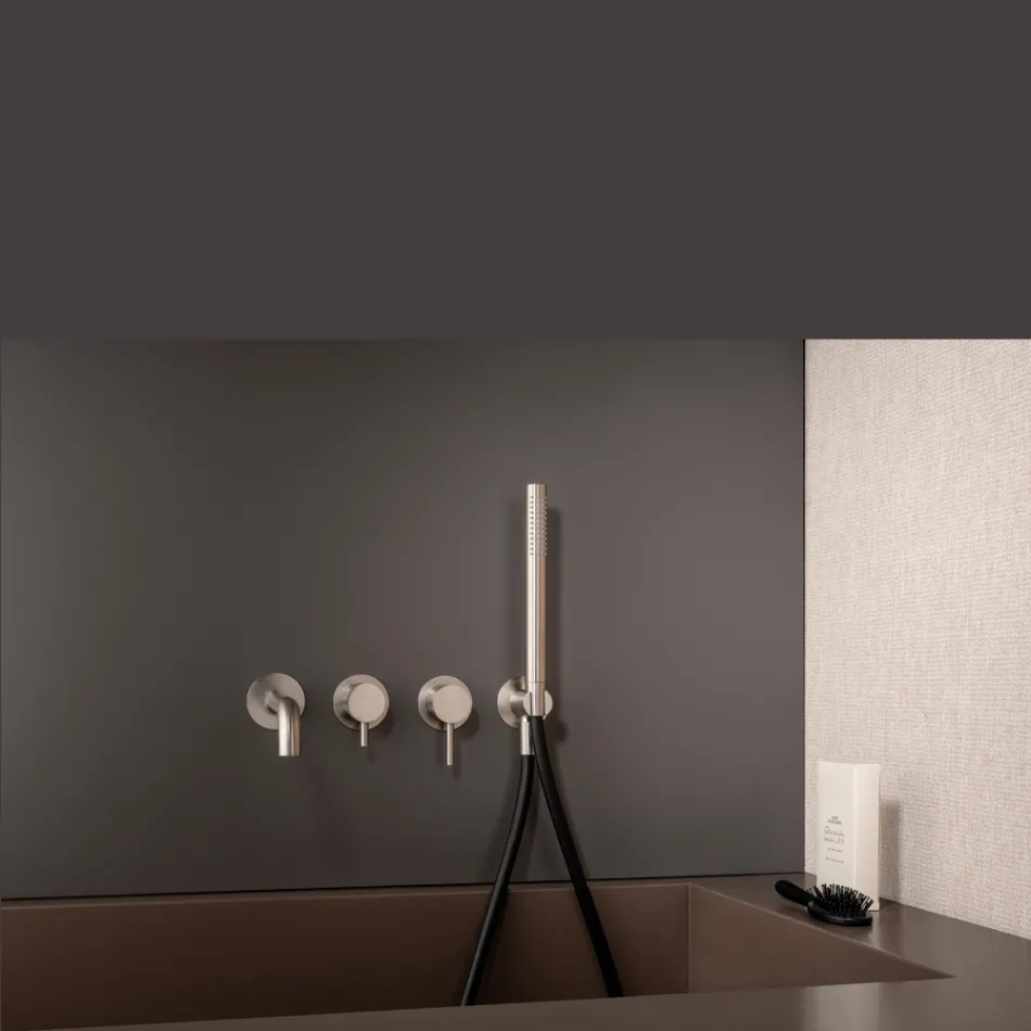 Built-in Bathtub Mixer in Stainless Steel AISI 316L - Claws Viadurini