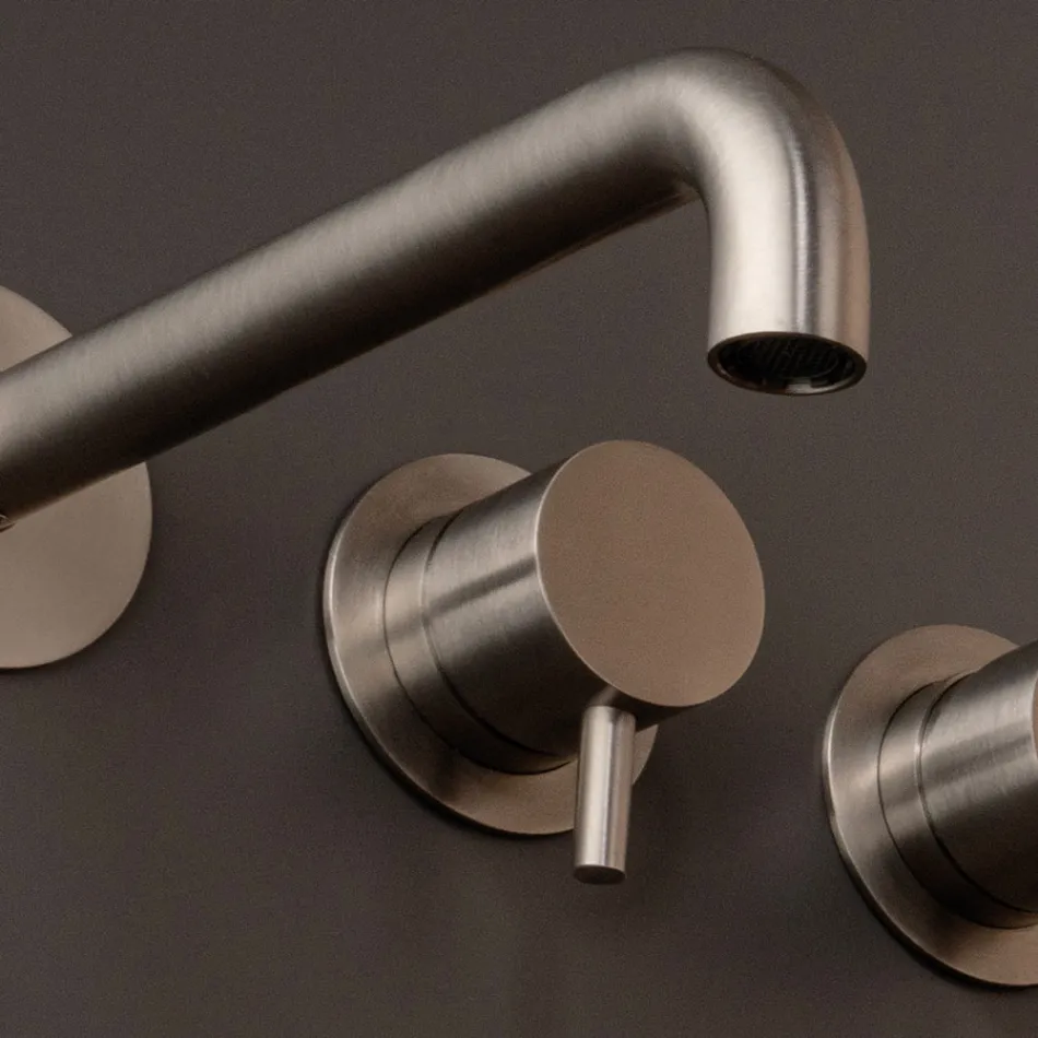 Built-in Bathtub Mixer in Stainless Steel AISI 316L - Claws Viadurini