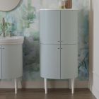 Bathroom Cabinet with Four Doors that Close 3 Shelves Made in Italy - Candy Viadurini