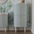 Bathroom Cabinet with Four Doors that Close 3 Shelves Made in Italy - Candy