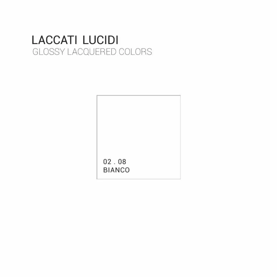 Bathroom cabinet with 3 drawers modern Arya wood, made in Italy Viadurini