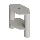 Ceramic Bathroom Cabinet in Various Colors Made in Italy - Girl Viadurini