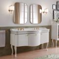 Single Color Bathroom Cabinet with White Ceramic Washbasin - Candy