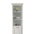 Cabinet with 1 Wooden Door and 1 Drawer Made in Italy - Cupido Viadurini