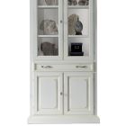 Cabinet with 1 Drawer and Optional Glass Doors Made in Italy - Cupido Viadurini